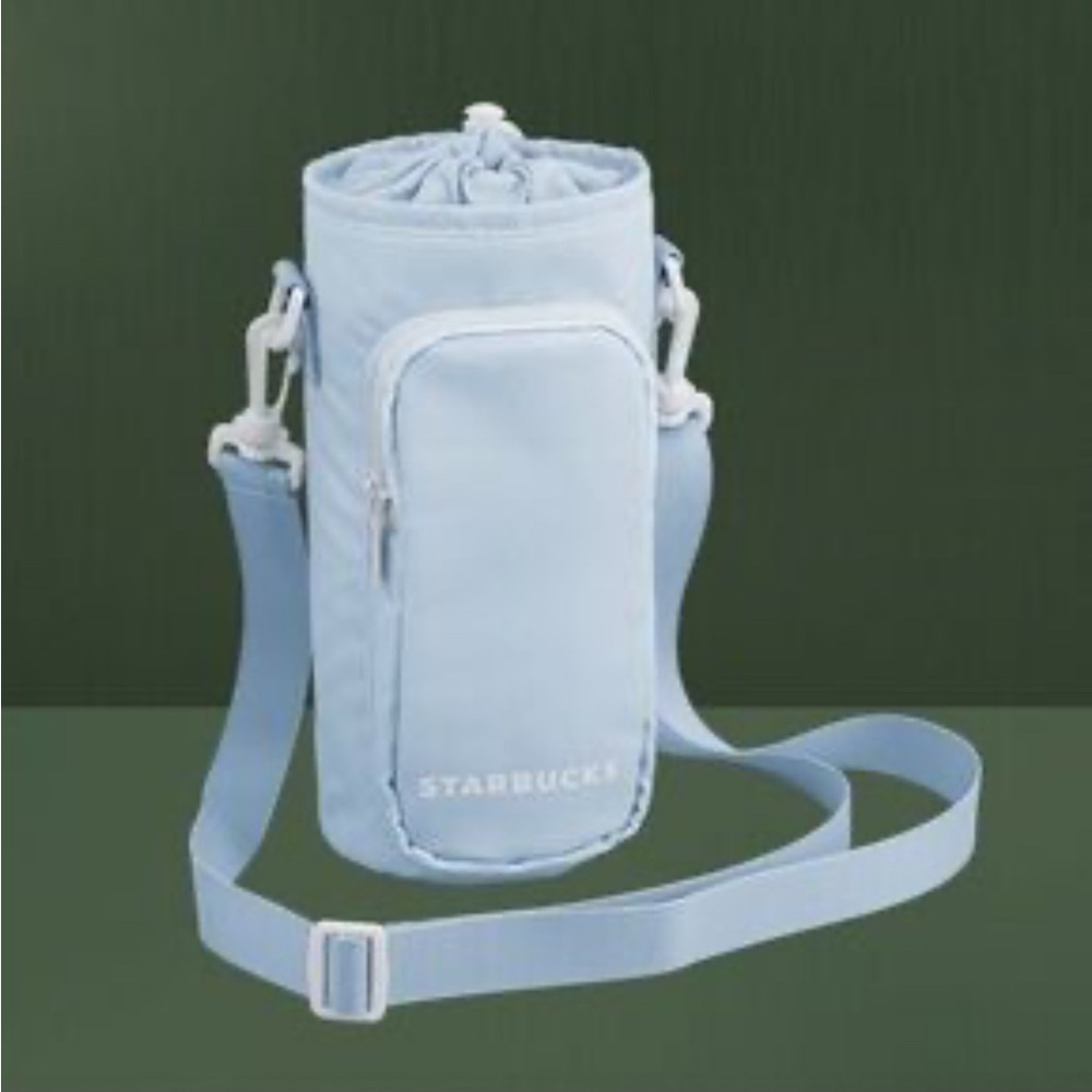 Starbucks Light Blue Tumbler Tote - Picture 1 of 4